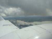Storm over Kariba from the plane